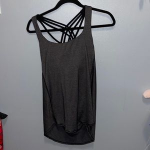 Grey/black Lululemon tank top wore once